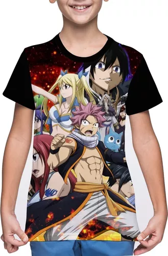 Camiseta - Fairy Tail - Personagens (95) em Promoção na Americanas