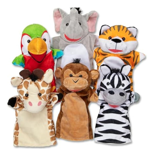 Melissa &amp; Doug Safari Buddies - Marionetas De