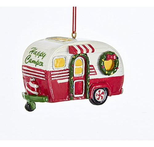 Kurt S. Adler Adorno Para Arbol De Navidad De Happy Camper R