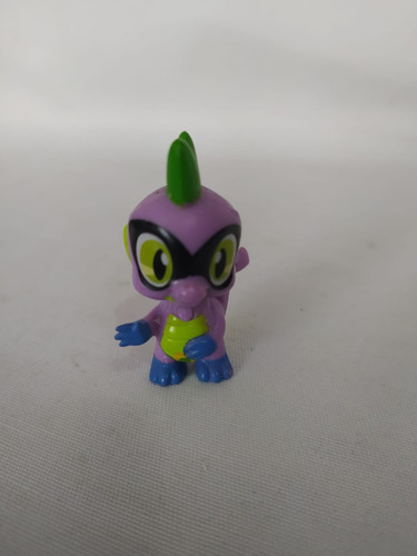 Dragon Spike Con Antifaz  My Little Pony Hasbro 4 Cm