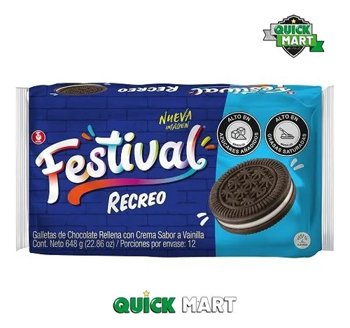Galletas Festival Recreo 12 Und
