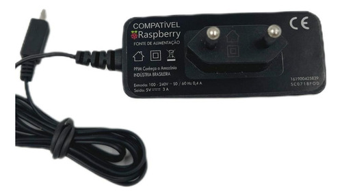 Kit 10 Fonte Raspberry Pi3 5v 2.2a Micro Usb Original