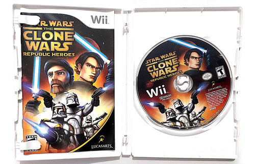 Star Wars The Clone Wars Repúblic Heroes Nintendo Wii. (Usado)