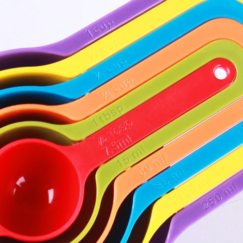 Taza Tazas Cuchara Medidora 6 Medidas Repostería Postre Tort
