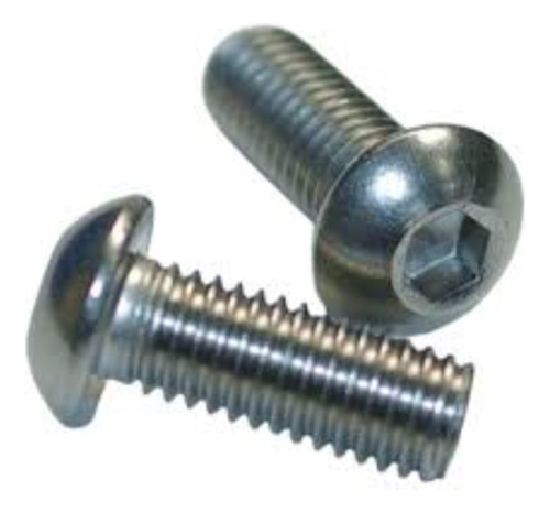 Parafuso Inox Allen M6 X 20 Cabeça Abaulada M6x20 - 50 Pçs