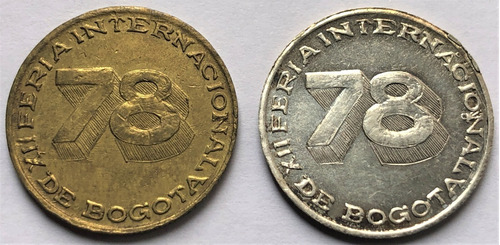Medallas Feria Internacional De 1978 Corferias Bogotá