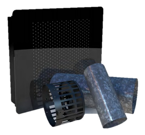 Imagen 1 de 8 de Estufa Calefactor Tiro Balanceado 4000 Kcal Frente Vidrio