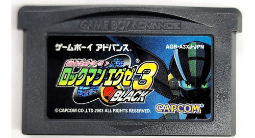 Mega Man Battle Network 3 Black Japonés Gba Game Boy Advance