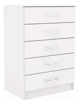 Comprar Comodas Cajoneras 5 Cajones Dormitorio Blanco