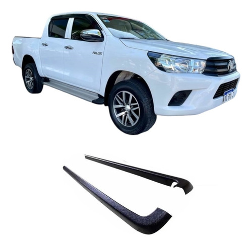 Perfiles Cubre Lomo Barandas Laterales Hilux 2016 2017 2018+