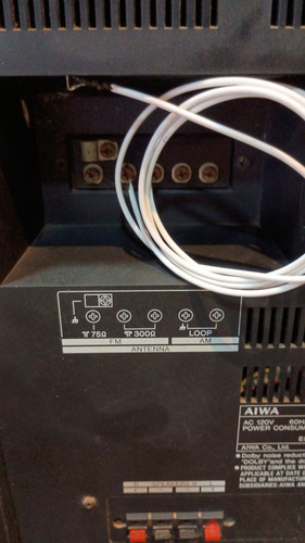 Som 4x1 Aiwa Cx-57u Leia A Descrição Somente Central (Usado)