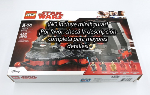 Lego 75216 #sin Minifiguras# Snoke's Throne Room Star Wars