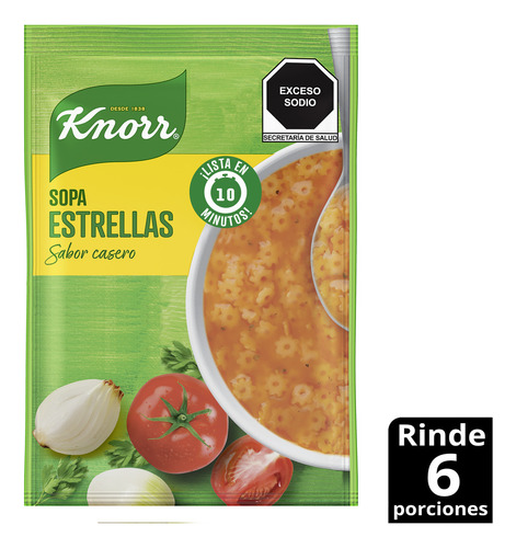 Knorr Sopa Instantánea De Fideos Con Pollo