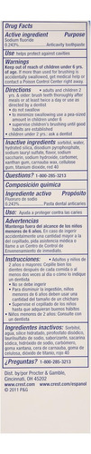Pasta Dental Anticaries Con FlĂșor Crest Whitening Expression