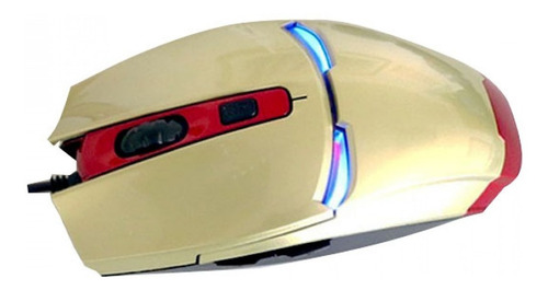 Raton Mouse Optico Para Juegos Variados Colores Ironman