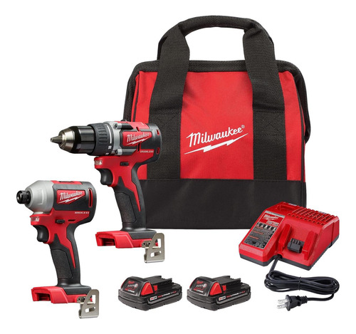 Milwaukee Ct M18 Kit De Combinação Sem Pincel Compacto, Driv