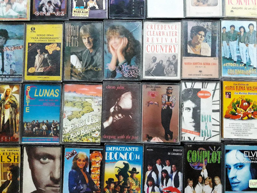 Cassettes Usados Melódico Cumbia Varios Sin Probar Leer Bien