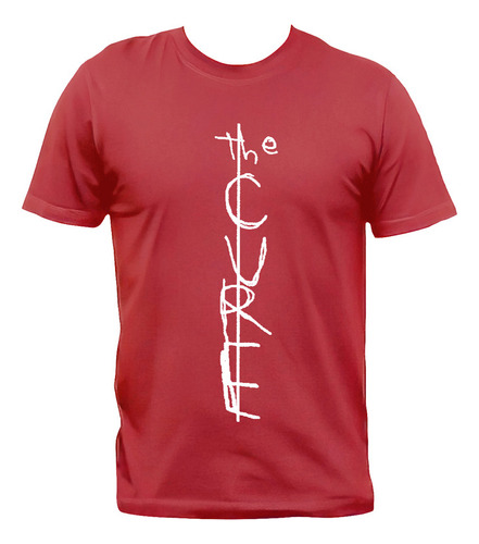 Remera The Cure Rock Logo 3 Algodón Premium