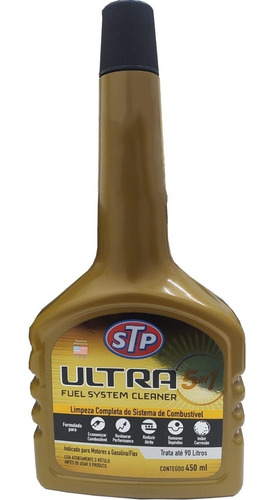 Limpeza Completa Sistema Combustivel Stp Ultra 5x1 450ml