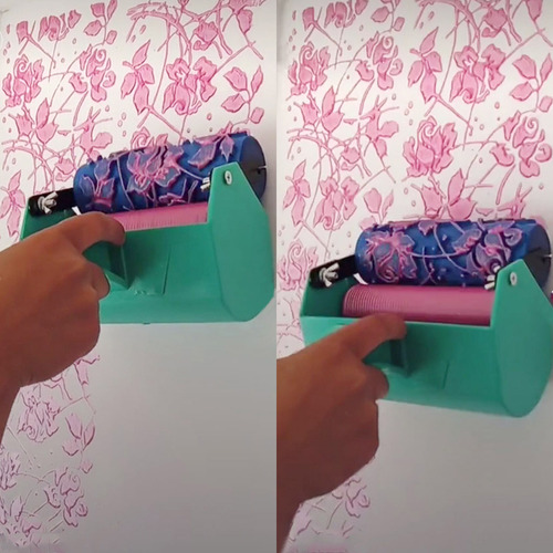 Máquina De Pintura De Decoração Para Rolo De Parede De 7 Pol