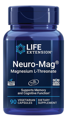 Neuro Mag - Magnesium L-threonate 90 Caps Veg Life Extension