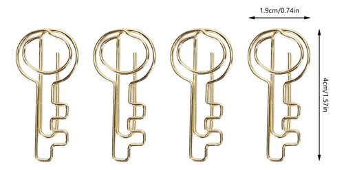 Clips De Papel Para Llaves, 40 Piezas, Clip De Forma Única,