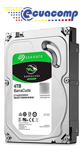 Disco Duro Seagate Barracuda 4tb Sata Pc 3.5 5400rpm 6 Gb/s