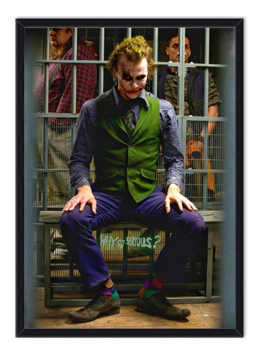 Cuadro Enmarcado - Póster Joker - Heath Ledger