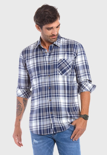 Camisa Hombre Ferouch Checkered Denver