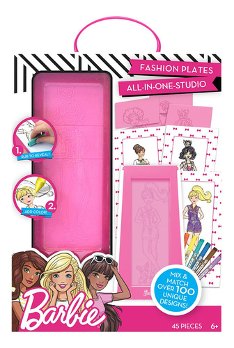 Barbie Juego De Actividades De Diseño De Bocetos De Estudi.