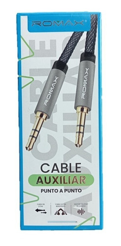 Cable Auxiliar Punto A Punto 3.5 Romax Enmallado 2 Metros