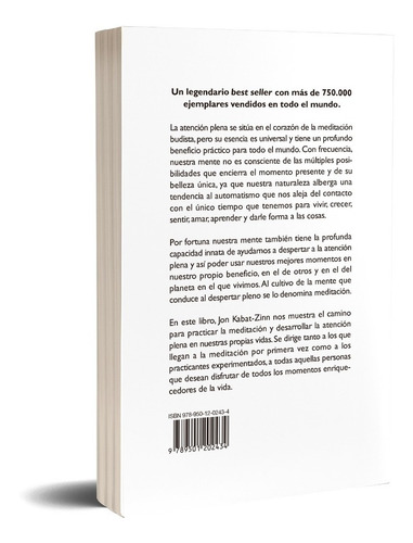 Imagen 2 de 3 de Mindfulness En La Vida Cotidiana K-zinn