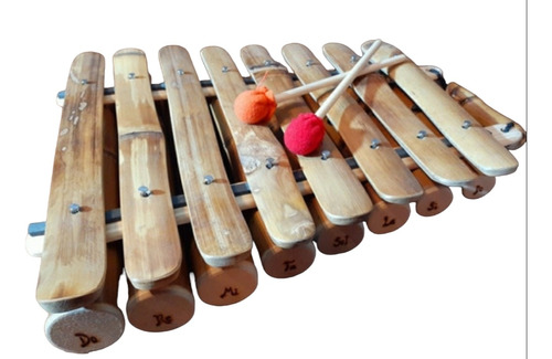 Marimba De Bambú Do Mayor  8 Placas -xilofón Grave