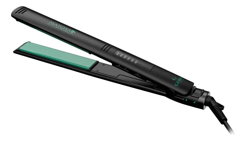 Planchita De Pelo Gama Elegance Essentian Oils Matcha Led Con Regulador