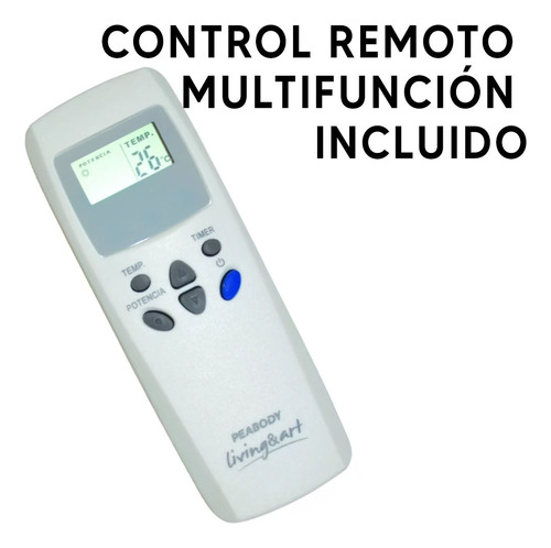 Calefactor Peabody Victro Convector Curvo Digital 2000w Dimm