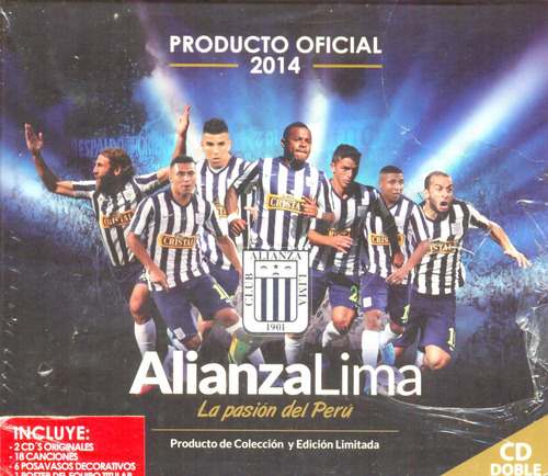 Alianza Lima - La Pasión Del Perú - Producto Oficial - 2 Cd