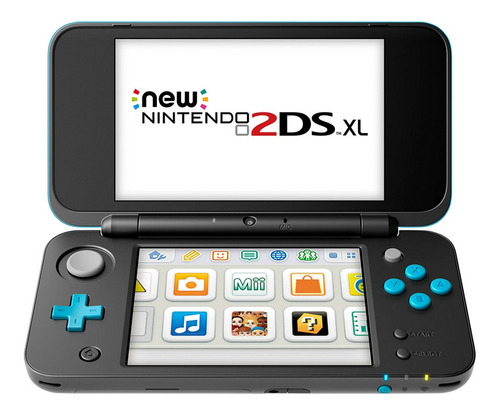 Nintendo  3DS New 2DS XL Standard color  negro y turquesa