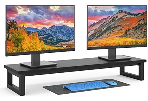 Soporte Elevador De Monitor Doble, 39 Pulgadas De