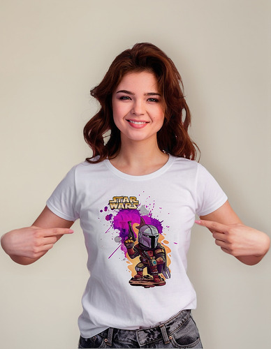 Playera Para Dama Star Wars Mandalorian