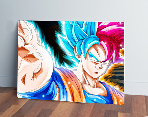 Cuadro Dragon Ball Z Goku 362 30x40 Mdf Memoestampados