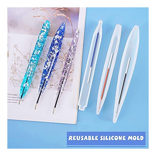 Kit De Molde Para Elaborar Lapiceros Originales En Resina