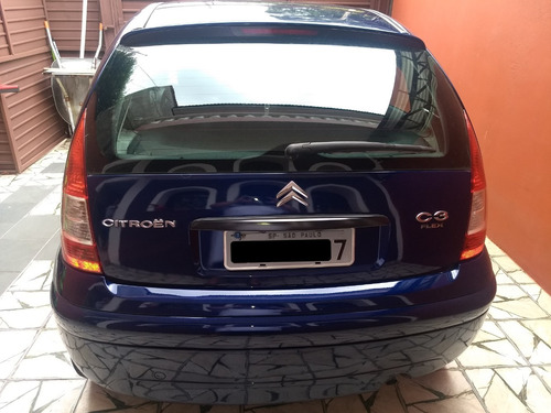 Citroën C3 2009 1.4 8v Glx Flex Azul 5p