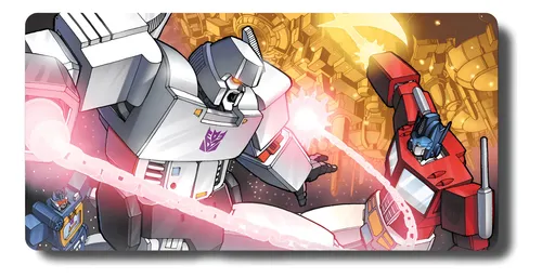 Optimus Mouse Mouse Pad Gamer Xl Gran Diseño Megatron Vs Optimus 60x35 Cm ...