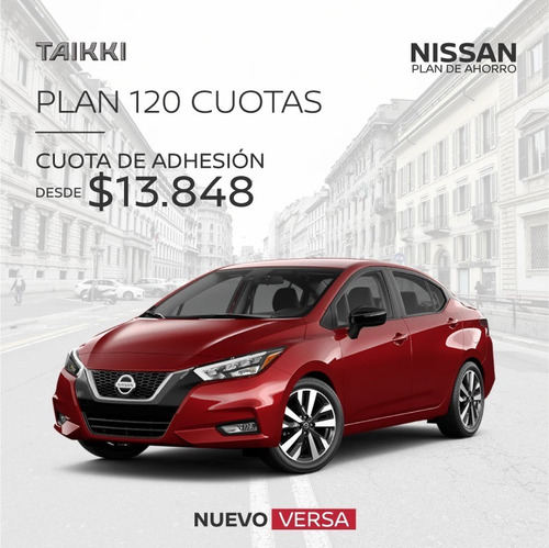Nissan Versa Sense 0km - Plan Nacional - Taikki Autos