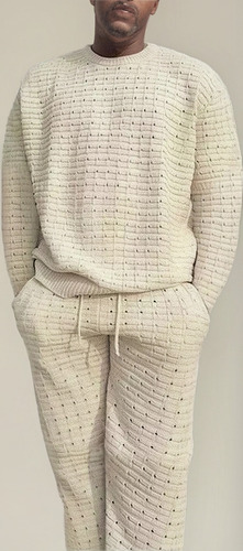 I Conjunto De Camisa Y Pantalón De Manga Larga Para Hombre