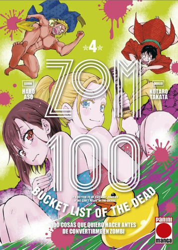 Manga Zom 100 Tomo 04 - Panini