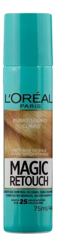 Tintura L'oréal Paris  Magic Retouch Tono Rubio Claro X 75ml