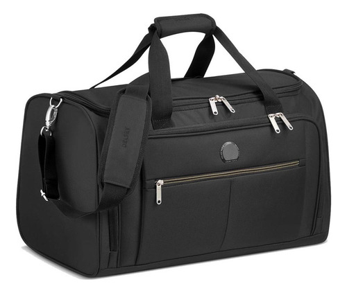 Bolso De Viaje 50 Cm. Apto Cabina Delsey Pin Up Color Negro Negro