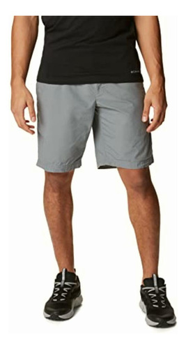 Columbia Washed Out, Casual Shorts Hombre, Gris (grey Ash),
