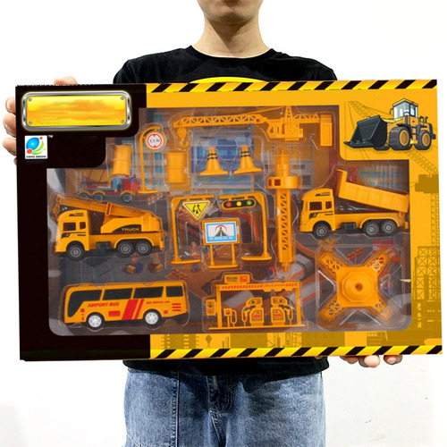 Set De Juego Para Vehículos De Construcción G Kids Tower Cra